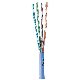 Proterial Cable 39419-8GR2 CAT5e Plenum Cable, 24/4 Solid BC, Indoor UTP, CMP, FT6, 1000' (304.8m) Reelex Box, Green